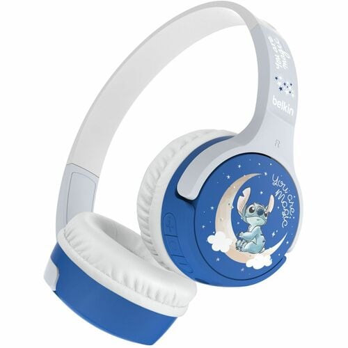 Belkin Wireless On-Ear Headphones for Kids (Disney Collection) - Stereo - Mini-phone (3.5mm) - Wired/Wireless - Over-the-h