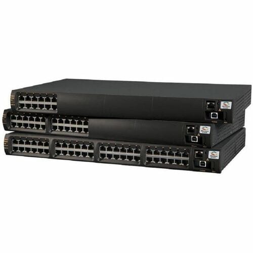 Microchip High-Power, 6-Port Full Power (36W per port), Managed, Gigabit PoE Midspan, DC and AC Input - 240 V AC Input - 5