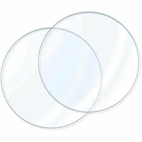 Displex 9H Hybridglas Displayschutz für Garmin - Transparent - 2 Pack - für AMOLED Smartwatch - Bruchsicher, Kratzfest, Fi