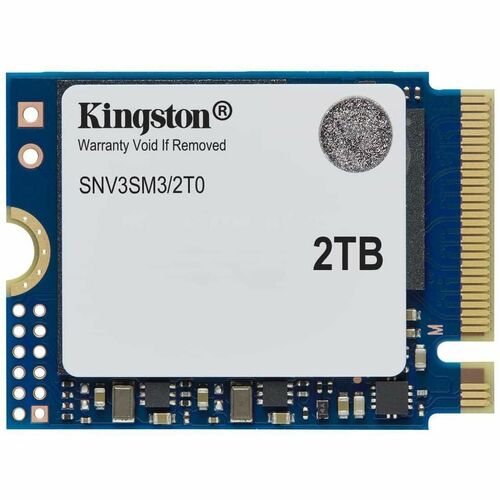 Kingston NV3 2 TB Solid State Drive - M.2 2230 Internal - PCI Express NVMe (PCI Express NVMe 4.0 x4) - Notebook, Gaming Co
