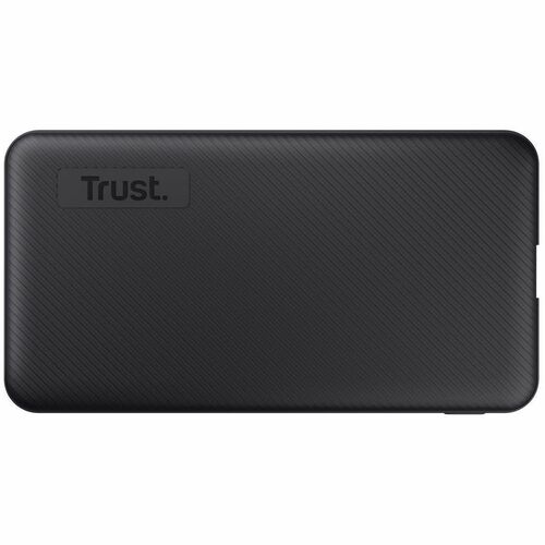 Trust Primo Power Bank - Black - For Smartphone, Tablet PC - 1 x Type-C 15W, 1 x Type-A 12W - Lithium Ion (Li-Ion) Polymer