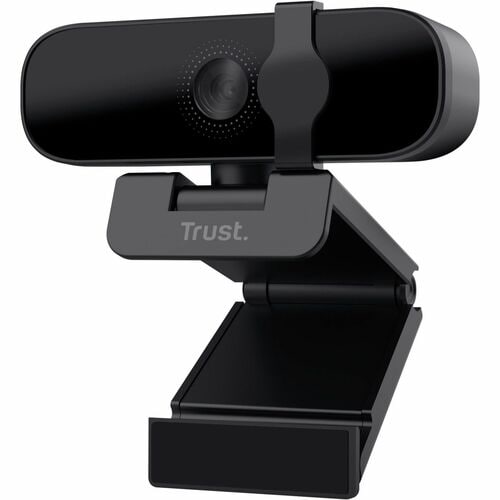 Trust Webcam - 30 fps - Black - USB 2.0 - Full HD - 1920 x 1080 Video - Fixed Focus - 75° Angle - Tripod Mount - Microphon