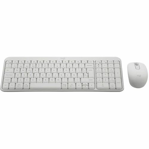 Tastiera e mouse Logitech MK250 - Italiano - Wireless Bluetooth Tastiera - Bianco - Wireless Bluetooth Mouse - Ottico - 10