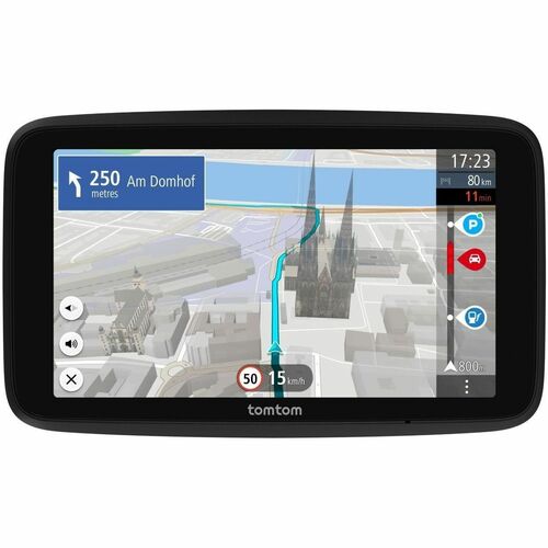 TomTom GO Navigator Automobile Portable GPS Navigator - Portable, Magnetic Mount - 15.2 cm (6") - Touchscreen - Speaker - 