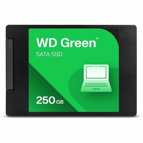 SanDisk Green WDS250G5G0A-00CPT0 250 GB Solid State Drive - 2.5" Internal - SATA - Notebook, Desktop PC, Computer Device S