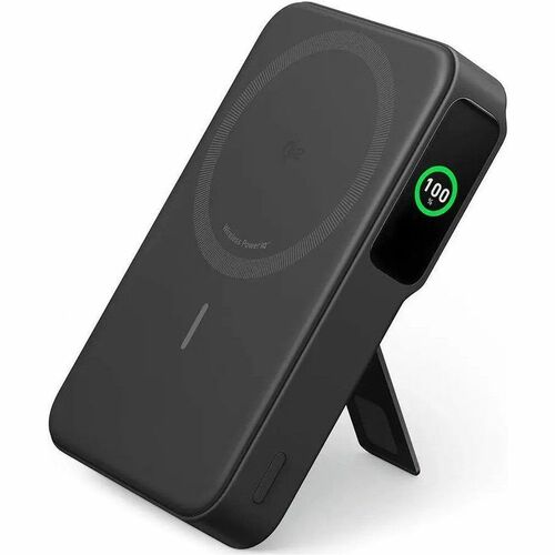 Cargador portátil ANKER MagGo A1654 - Negro - Para iPhone, Dispositivo USB tipo C - 1 x Type-C 15W - 10000mAh - 3.60A - 5 