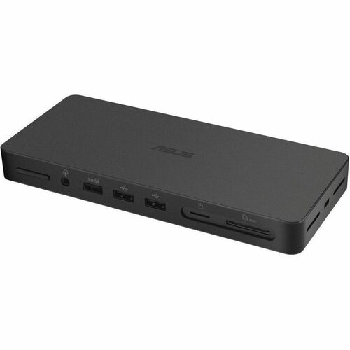 Asus DC500 Thunderbolt 4 Docking Station for Monitor, Notebook, Memory Card Reader - Memory Card Reader - SD - 150 W - Bla