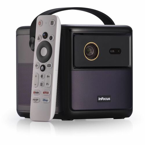 INFOCUS, MULTIMEDIA PROJECTOR, P136, QUANTUM LED, CRUSADER MASTER, 1080P, IN3018SL - DLP, 450 ISO LUMENS, 1.2x LENS, 25000