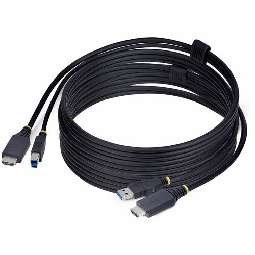 StarTech.com 3.05 m KVM Cable - 1 - Cable for KVM Switch - First End: 1x HDMI 2.0 Digital Audio/Video - Male, 1x 9-Pin USB