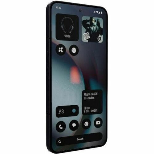 Nothing Phone 3 256 GB Smartphone - 16.9 cm (6.7") AMOLED HDR10+ - Octa-core (Cortex X4Single-core (1 Core) 3.21 GHz + Cor