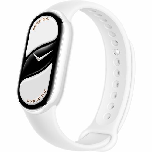 Xiaomi Smart Band 10 Smart Band - 47.74 mm Case Height - 23.94 mm Case Width - Pearl White Body Color - Ceramic Case Mater