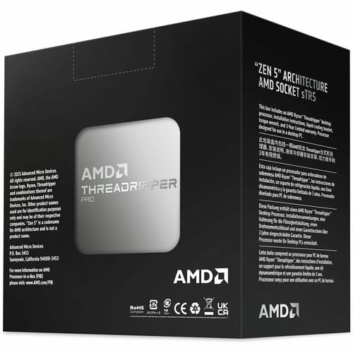 AMD Ryzen Threadripper PRO 9000 9955WX Hexadeca-Core 4,50 GHz Prozessor - 64 MB L3 Cache - 16 MB L2 Cache - 1,25 MB L1 Cac