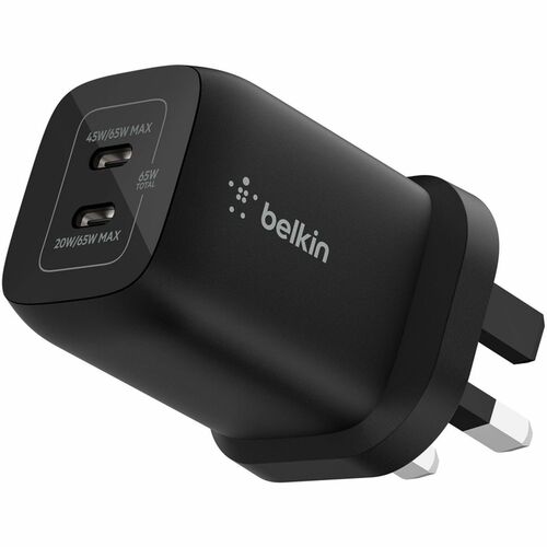 Belkin AC Adapter - 2 USB Type-C - For Portable Gaming Console - United Kingdom