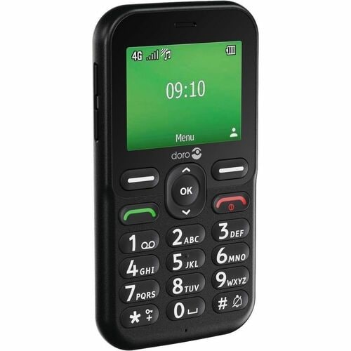 Téléphone portable standard Doro Leva E10 - 4G - Noir - Barre - Sans SIM