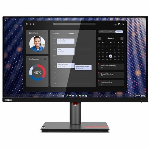 Lenovo ThinkVision P25i-30 25" Class Full HD LED Monitor - 16:9 - Raven Black - 62.2 cm (24.5") Viewable - In-plane Switch