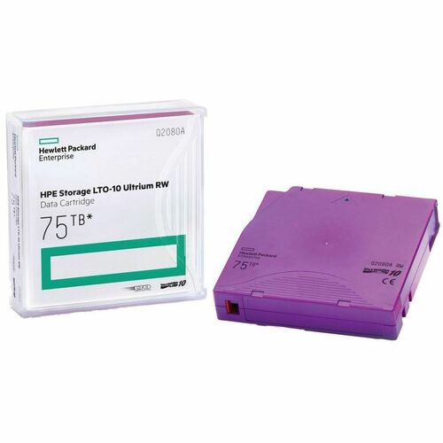 HPE Data Cartridge LTO-10 - Rewritable - 1 Pack - 15104 Tracks - 30 TB (Native) / 75 TB (Compressed) - 1035 m Tape Length 