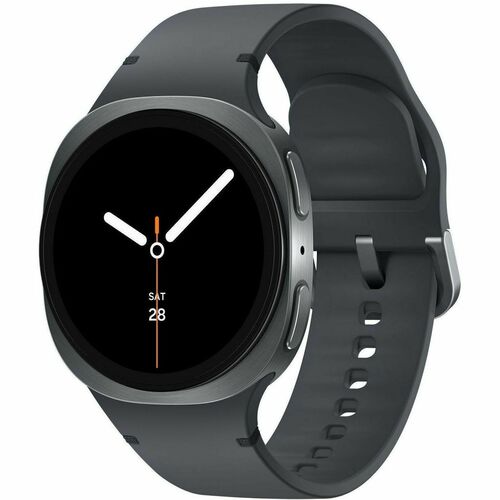 Samsung Galaxy Watch8 SM-L335F Smart Watch - 46 mm Case Height - 43.70 mm Case Width - Graphite Case Color - Graphite Band