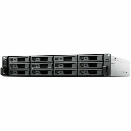 Synology RX1225RP Drive Enclosure SATA Rack-mountable - Hot Swappable Bays - 12 x HDD Supported - 12 x SSD Supported - 12 