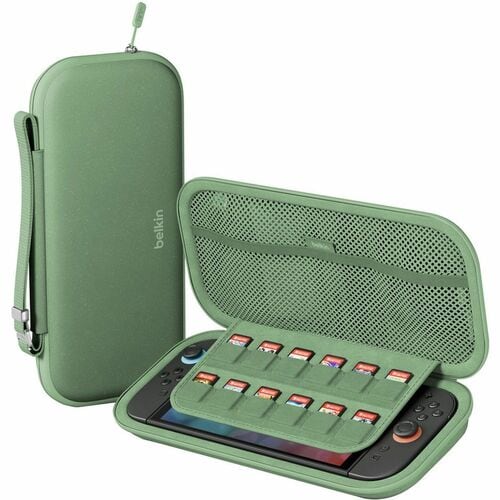 Belkin Tasche Nintendo Spielkonsole - Pistachio Green - Polyester Außenmaterial - Kratzfest, Stoßfest, Sturzsicher, wasser