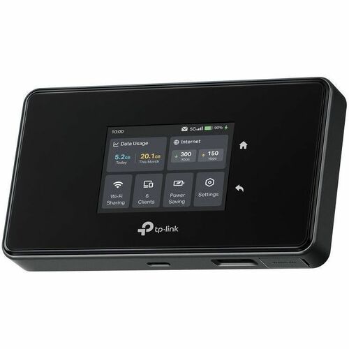 TP-Link M8550 Wi-Fi 6E IEEE 802.11 a/b/g/n/ac/ax 1 SIM Mobilfunk Modem/Wireless Router - 5G - HSPA+, HSPA, WCDMA, LTE - Tr
