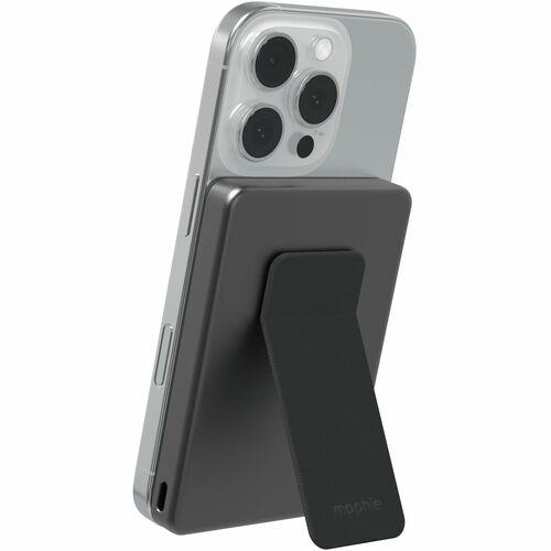Mophie powerstation Power Bank - Black - For Qi2-enabled Device, Smartphone, MagSafe-enabled Device - 5000 mAh - 20 W - US
