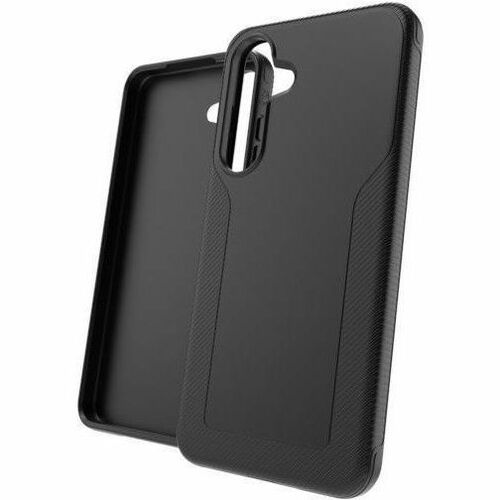 ZAGG Luxe Case for Samsung Galaxy S25 FE Smartphone - Textured - Black - Scratch Resistant, Shatter Resistant, Smudge Resi