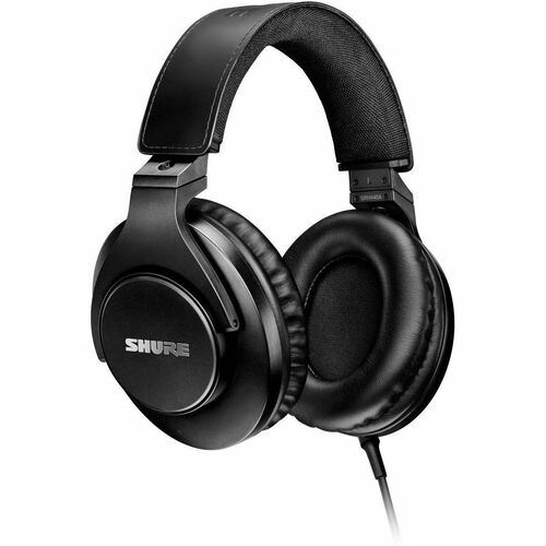 Shure SRH440A 有线 头戴式 双声道 立体声 耳机 - 黑 - 头戴护耳式 - 44 欧姆 - 10 Hz 到 22 kHz - 2.99 m 线缆 - 镀金 连接器 - 降噪 - 迷你手机（3.5毫米）