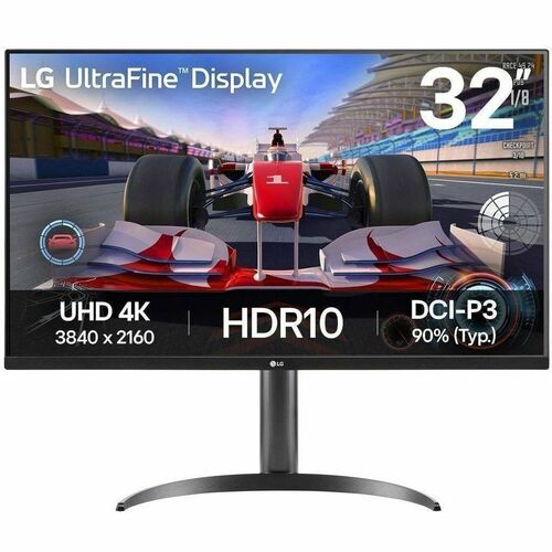 LG UltraFine 32UR550K-B 32"" Class 4K UHD LCD Monitor - 16:9 - 31.5"" Viewable - Vertical Alignment (VA) - 3840 x 2160 - 1