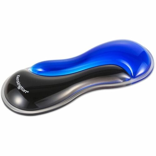 Kensington Repose-poignet Slim Duo Gel pour souris/trackball - Bleu. Matériel: Gel, Polyuréthane thermoplastique (TPU), Co