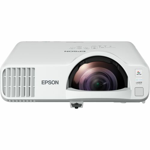Epson EB-L210SW Short Throw 3LCD Projector - 16:10 - Wall Mountable, Ceiling Mountable, Portable, Tabletop - White - Front
