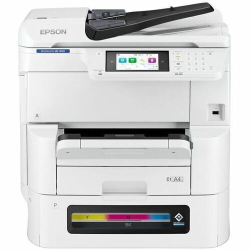 Impresora de inyección de tinta multifunción Epson WorkForce Pro EM-C8100 Con cable e inalámbrico - Color - Copiadora/Fax/