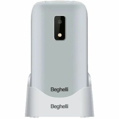 Telefono di funzione Beghelli Salvalavita SLV30-GPS Plus - 2G - 7,1 cm (2,8") - Grigio, Bianco - Flip - SIM-free - Rear Ca