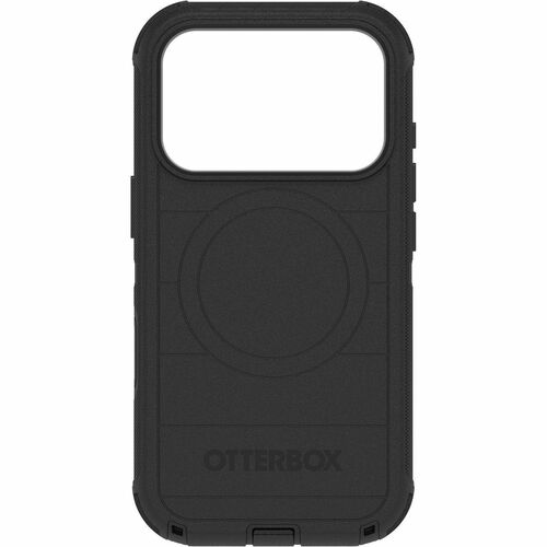 OtterBox Defender Pro Magnets with Camera Control for iPhone 17 ProMax - (Case + Holster) - Black - Poly Bag - 7.61 x 4.27