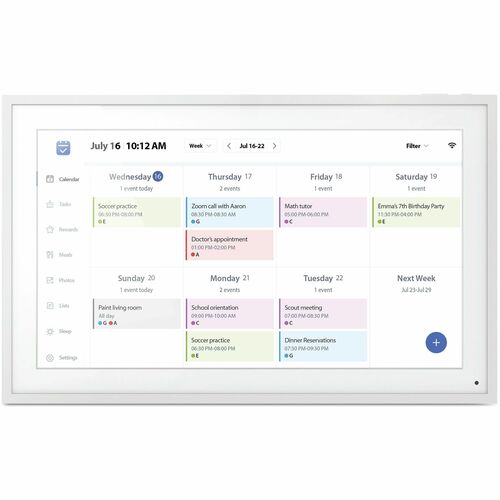 Aluratek AWFC15F Digital Frame - 15.6" LCD Digital Frame - 1920 x 1080 - Wireless - 16:9 - Calendar, In-plane Switching (I