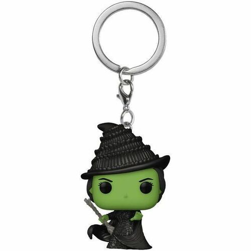 FUNKO POP! KEYCHAIN Elphaba. Key ring/case type: Key ring, Product colour: Black, Green, Material: Vinyl. Height: 102 mm. 