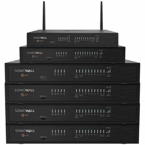 SonicWall TZ380 Network Security/Firewall Appliance - Intrusion Prevention - 8 Port - 5 Gigabit Ethernet - 3.50 Gbit/s Fir