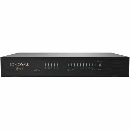 SonicWall TZ480 Network Security/Firewall Appliance - Intrusion Prevention - 8 Port - 5 Gigabit Ethernet - 4 Gbit/s Firewa