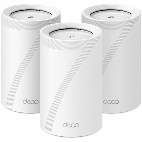 TP-Link Deco BE65 Wi-Fi 7 IEEE 802.11be  Wireless Router - Tri Band - 2.40 GHz ISM Band - 5 GHz UNII Band - 4 x Antenna(4 