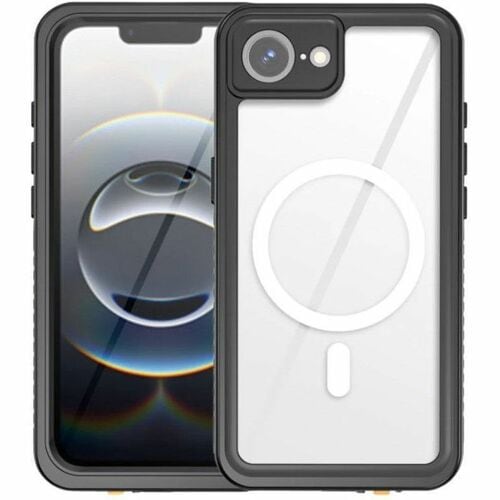 Strike Waterproof Case for Apple iPhone 16e (Black) - For Apple iPhone 16e Smartphone - Black, Clear - Water Proof, Drop R