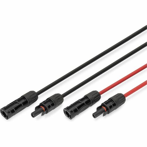 Digitus Solarmodul-Verlängerungskabel - 5 m - für Leistungswechselrichter, Solarpanel - MC4 / MC4 - 1500 V DC / 30 A, 1000