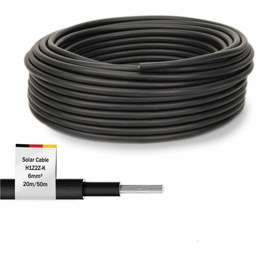 Digitus Solaranlagenkabel - 20 m - 1500 V DC / 30 A, 1000 V AC - Outdoor, Innen - Schwarz - UV-resistent, Witterungsbestän