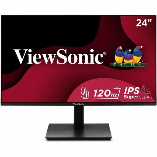 Viewsonic VA2448-MHJ 24 Inch IPS 1080p Monitor with 120Hz, Advanced Ergonomics, Eye Care, HDMI, and VGA Inputs for Home an