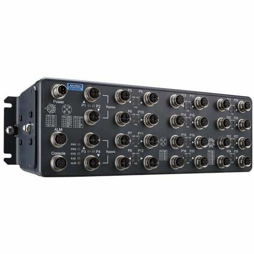 Advantech EKI-9528G-4GMX-A Ethernet Switch - Manageable - Gigabit Ethernet - 10/100/1000Base-T - 2 Layer Supported - 25 W 