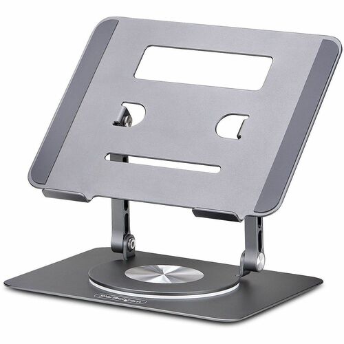 StarTech.com Supporto per PC portatile con rotazione a 360°, rialzo ergonomico per laptop, rialzo con inclinazione regolab