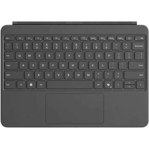 Microsoft Tastatur/Cover für 30,5 cm (12 Zoll) Microsoft Surface Pro Tablet - Englisch Tastatur - Schiefer - Alcantara Auß
