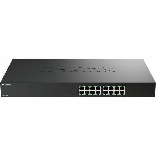 D-Link DMS-1016 16 Ports Ethernet Switch - Gigabit Ethernet, 2.5 Gigabit Ethernet - 10/100/1000Base-T, 2.5GBase-T - 2 Laye