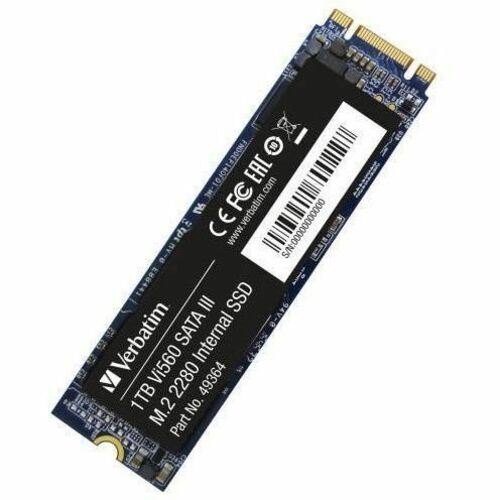 Unità stato solido Verbatim Vi560 - M.2 2280 Interno - 1 TB - SATA (SATA/600) - Computer portatile, Desktop PC Dispositivo