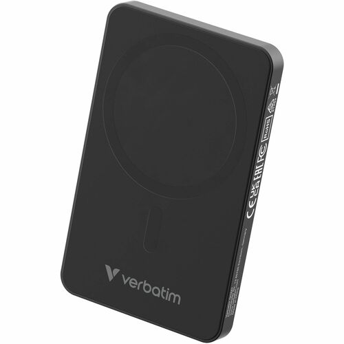 Power Bank Verbatim Charge 'n' Go Essentials - Nero - Per Dispositivo Android, Smartphone, iPhone - 1 x Tipo-C 20W - 5000 