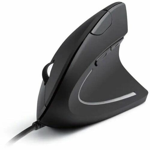 ANKER Ergonomic Optical USB Wired Vertical Mouse A7851 - Optical - Cable - Black - USB - 1600 dpi - Scroll Wheel - 5 Butto