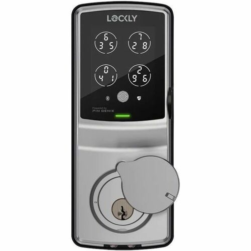 Lockly Secure Plus Childproof Edition Bluetooth Smart Lock Detachable Knob Version (Satin Nickel) - Childproof - Removable